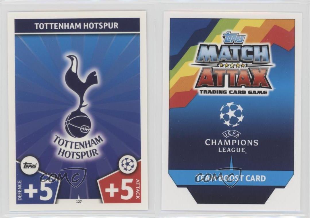 Match Attax Champions League 17/18-127-Club Logo-Tottenham Hotspur 