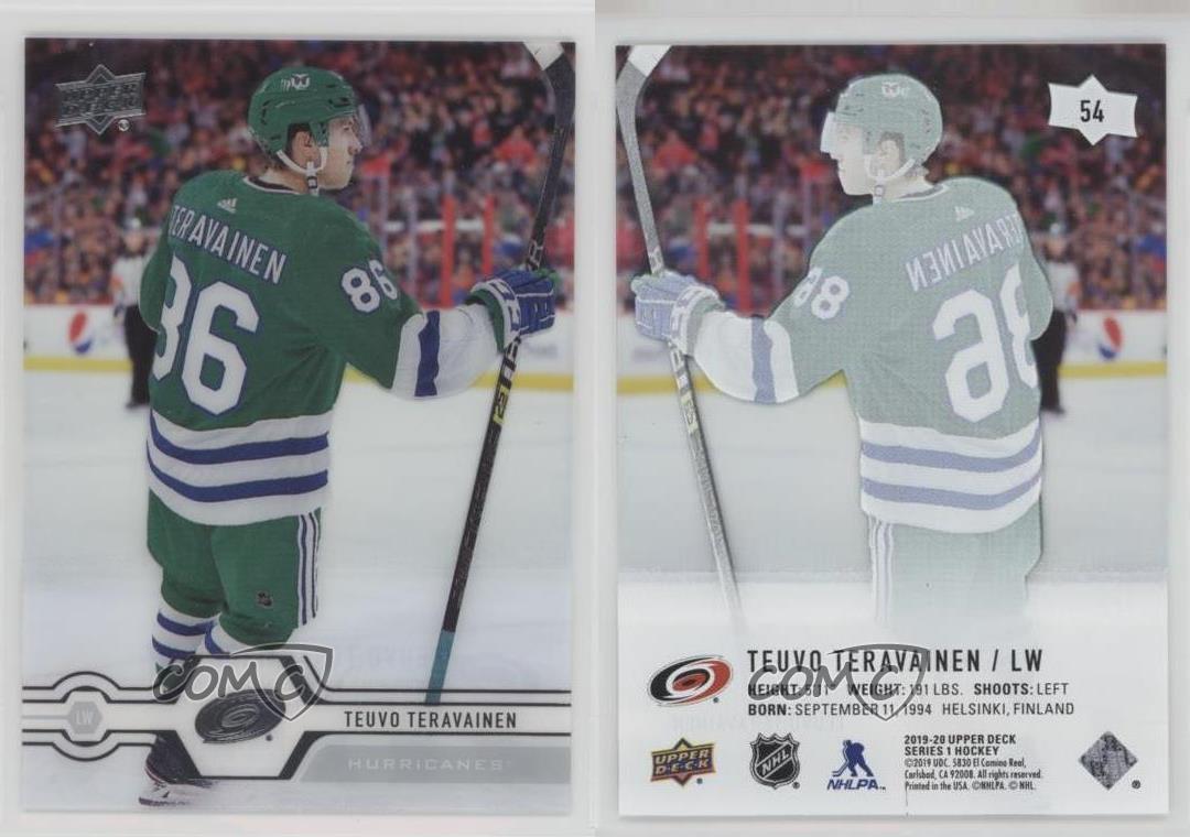 2019-20 Upper Deck Clear Cut Teuvo Teravainen #54