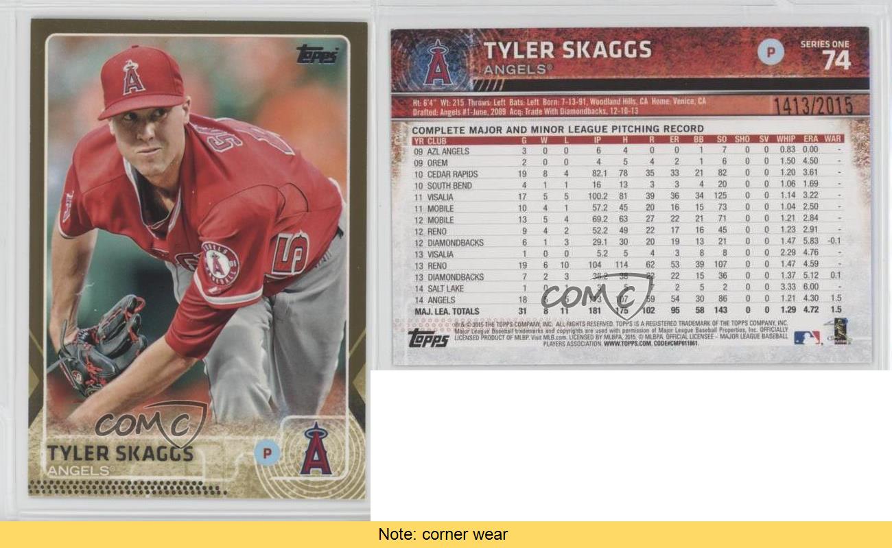 ANGELS TYLER SKAGGS 2015 TOPPS #74