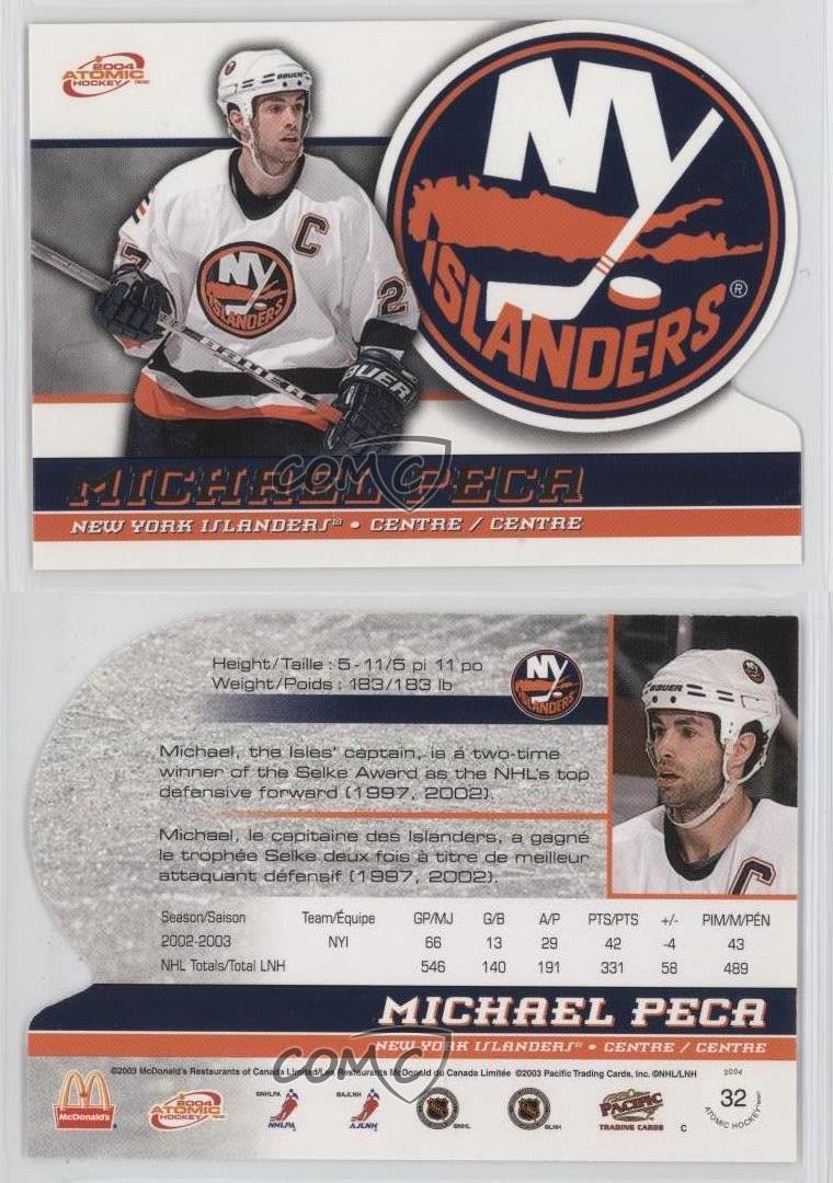 2003-04 Pacific Atomic McDonald's Michael Peca #32