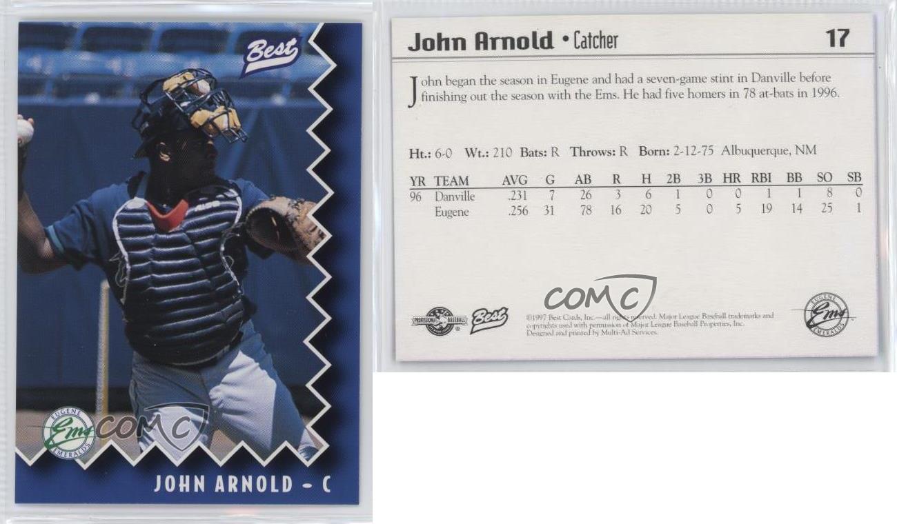 1997 Best Eugene Emeralds John Arnold #17