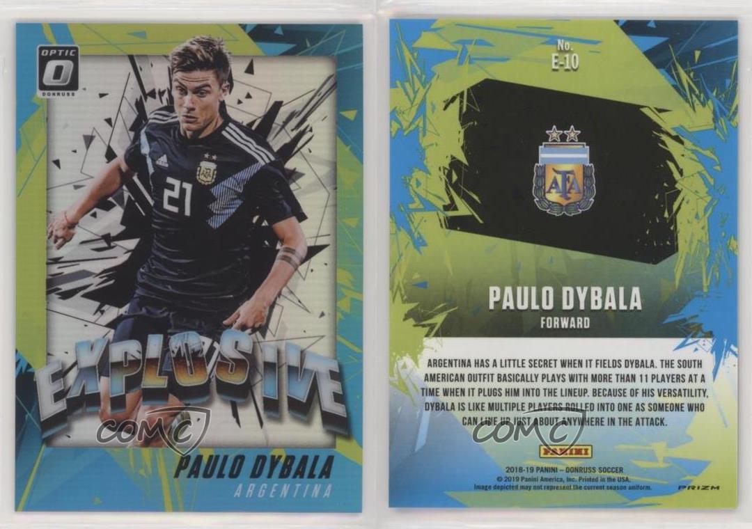 2018-19 Panini Donruss Explosive Silver Paulo Dybala #E-10 | eBay