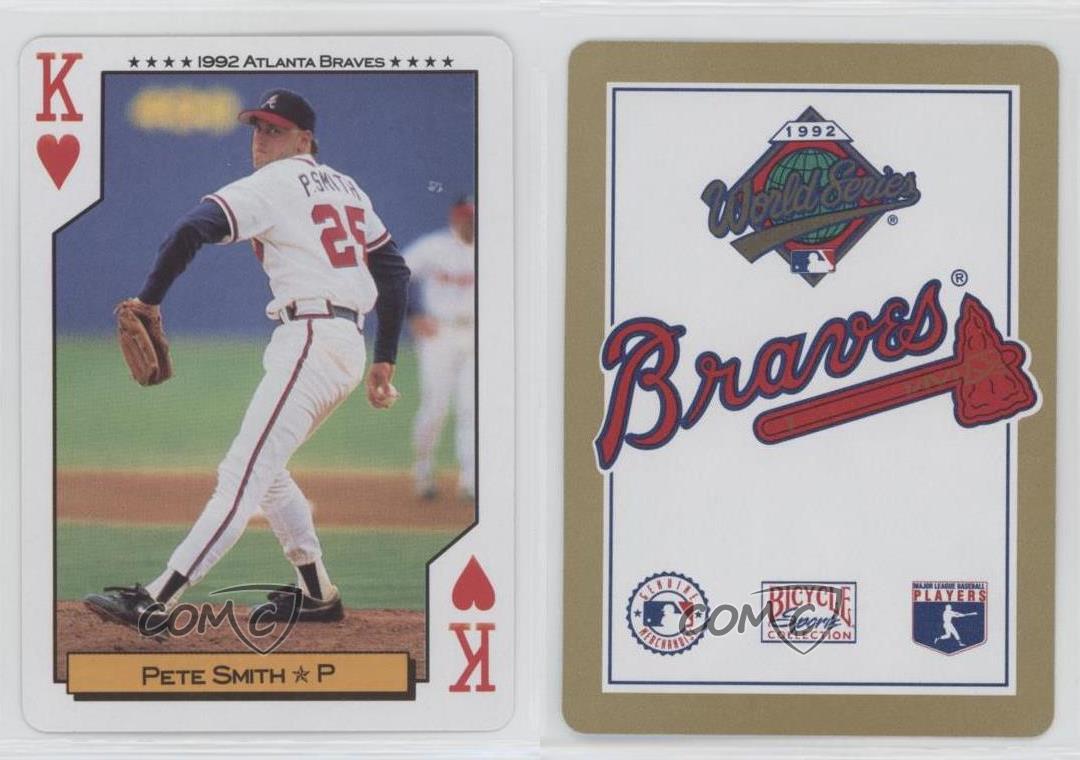 1992 Bicycle Atlanta Braves World Series Playing Cards - Box Set