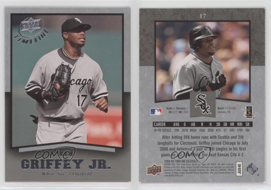  Ken Griffey Jr. (Baseball Card) 2008 Upper Deck Timeline -  [Base] #17 : Collectibles & Fine Art