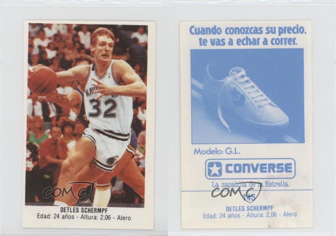 Stickers espagnols marchand 1988 Detlef Schrempf officiel (nom mal orthographié comme détails) #145