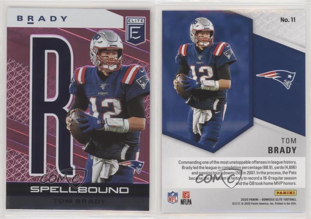 Panini Donruss Elite 2020 hechizado rosa Tom Brady #11 - Imagen 3 de 4