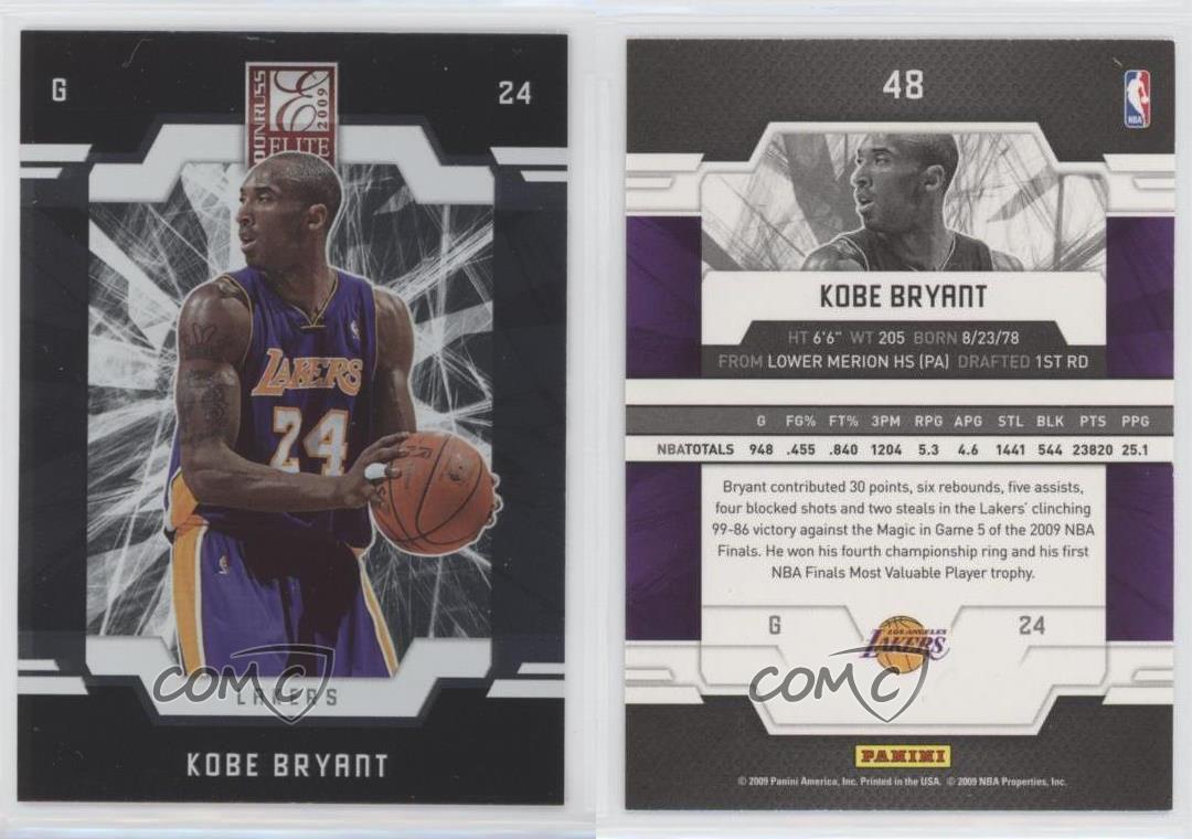 2009-10 Donruss Elite Kobe Bryant #48 HOF | eBay