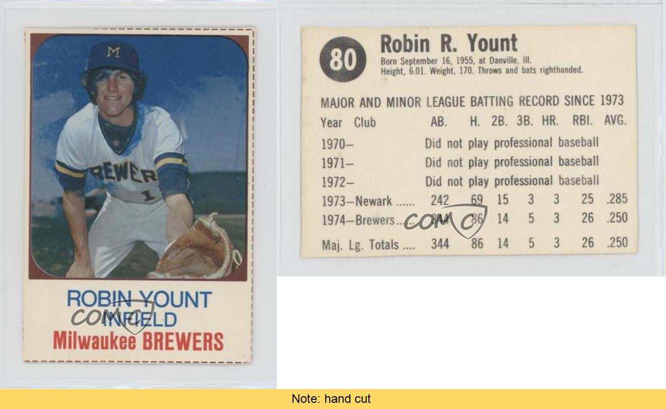 1975 Hostess PANEL w/Ads # 79-80-81 ROBIN YOUNT ROOKIE