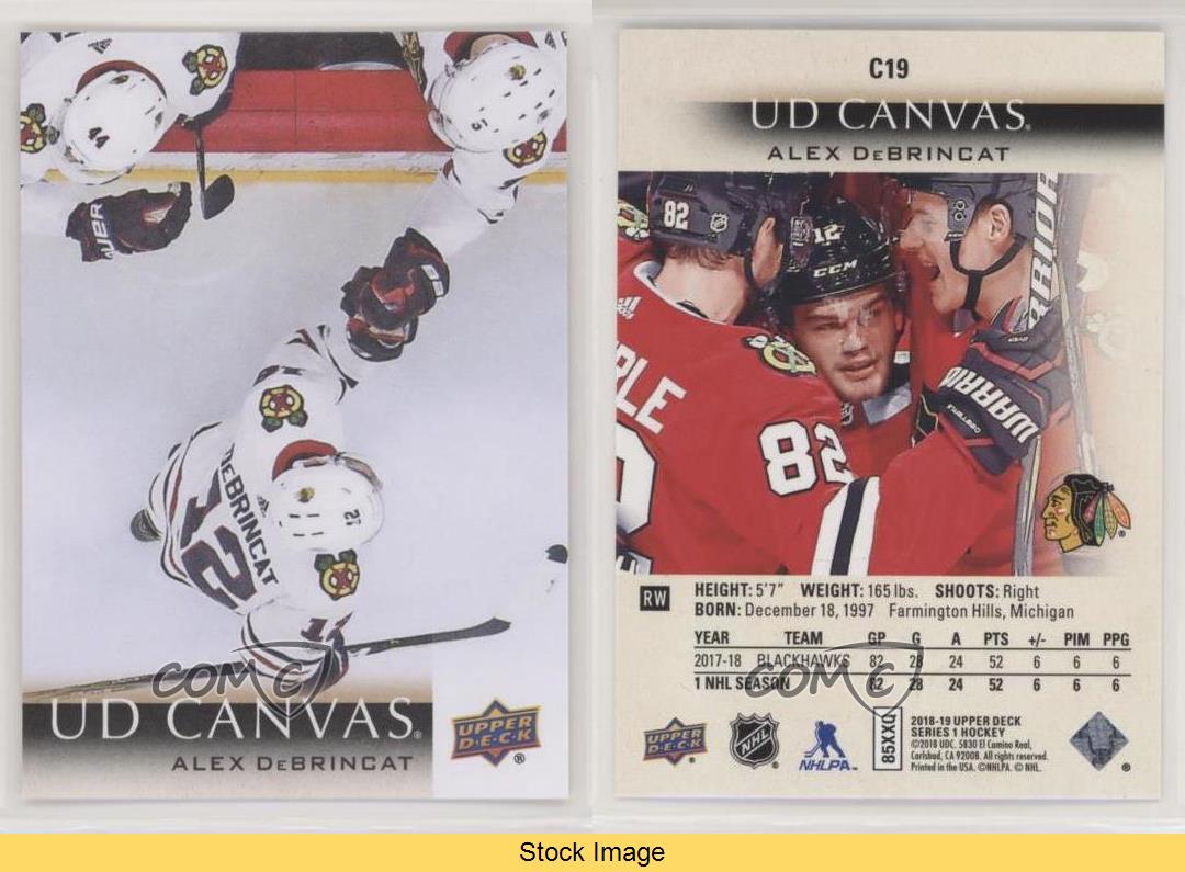 2018-19 Upper Deck UD Canvas Alex DeBrincat #C19
