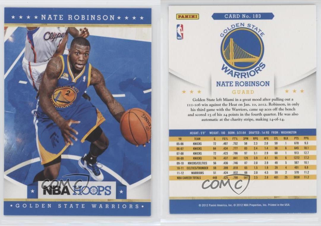 nate robinson warriors jersey