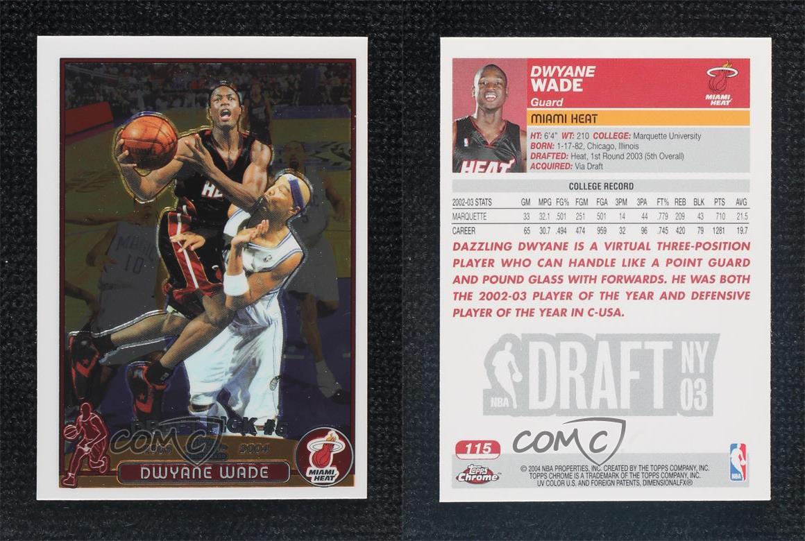 03-04Topps Chrome D.ウェイド115 RC | finiscapital.com