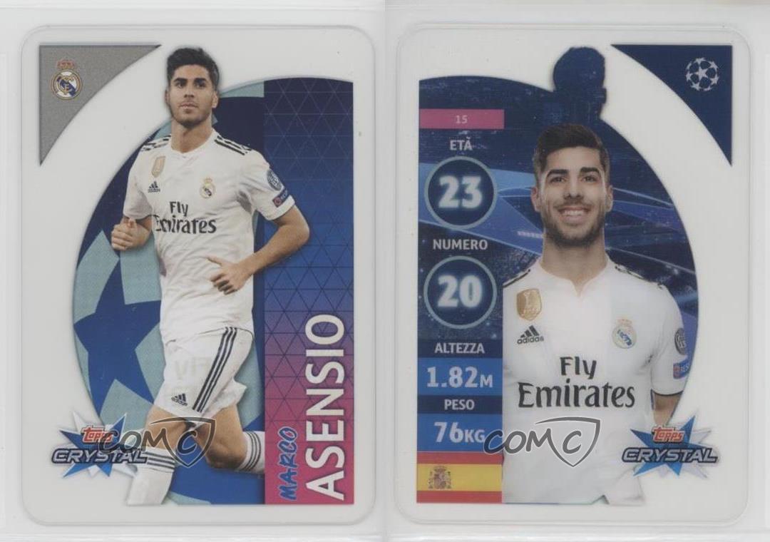 Marco Asensio Sticker 55 Topps Champions League 18/19 
