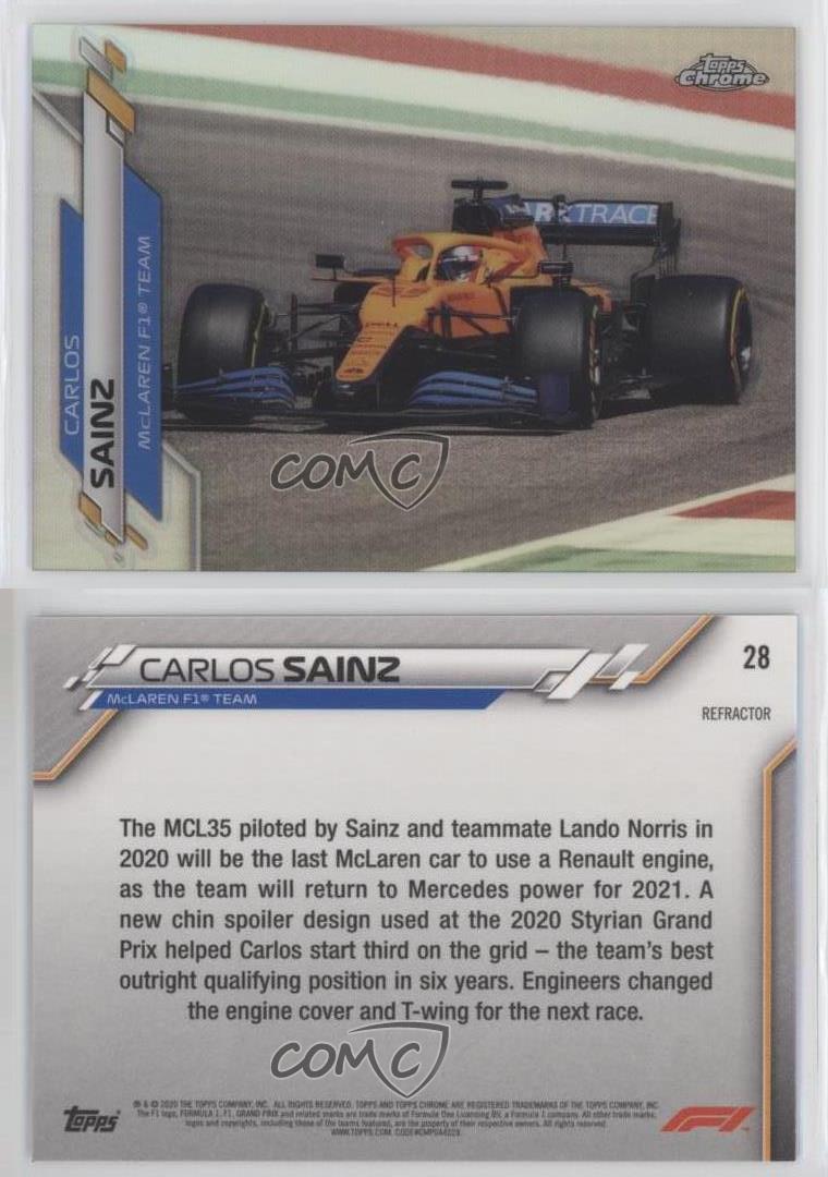 2020 Topps Chrome F1 ルイス・ハミルトン リフラクター - その他