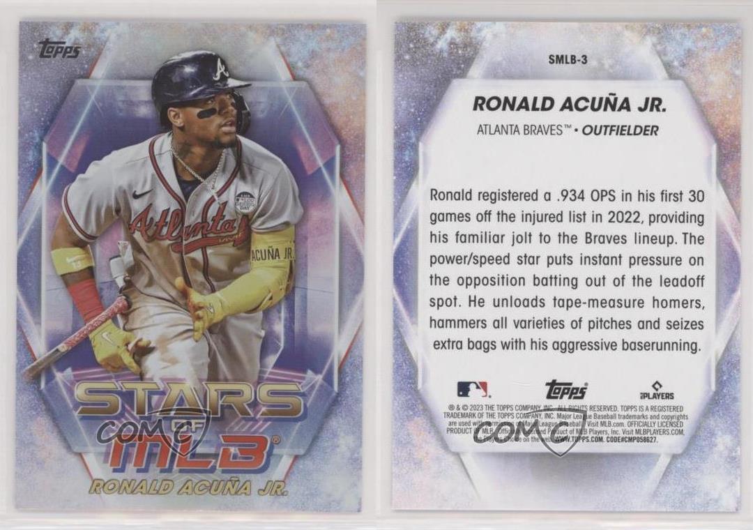  RONALD ACUNA JR. 2023 Topps Stars of the MLB #SMLB-3