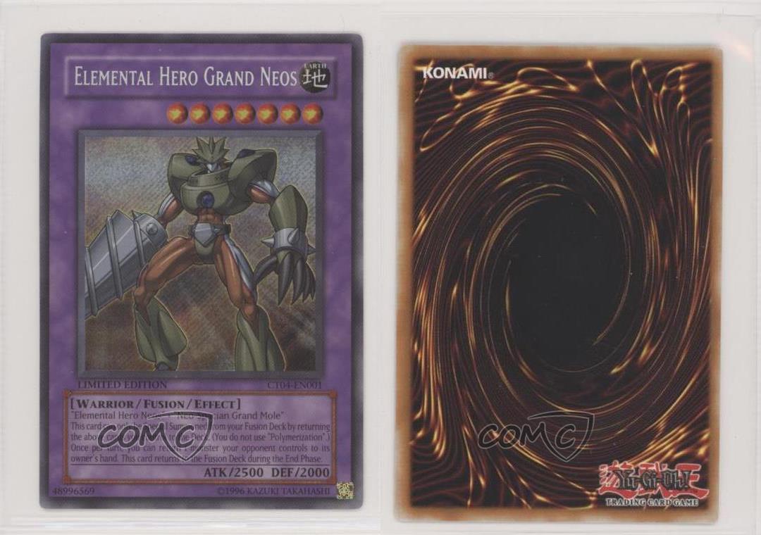 3X Elemental HERO Nebula Neos Limited Edition Secret Rare CT15-EN001 YUGIOH