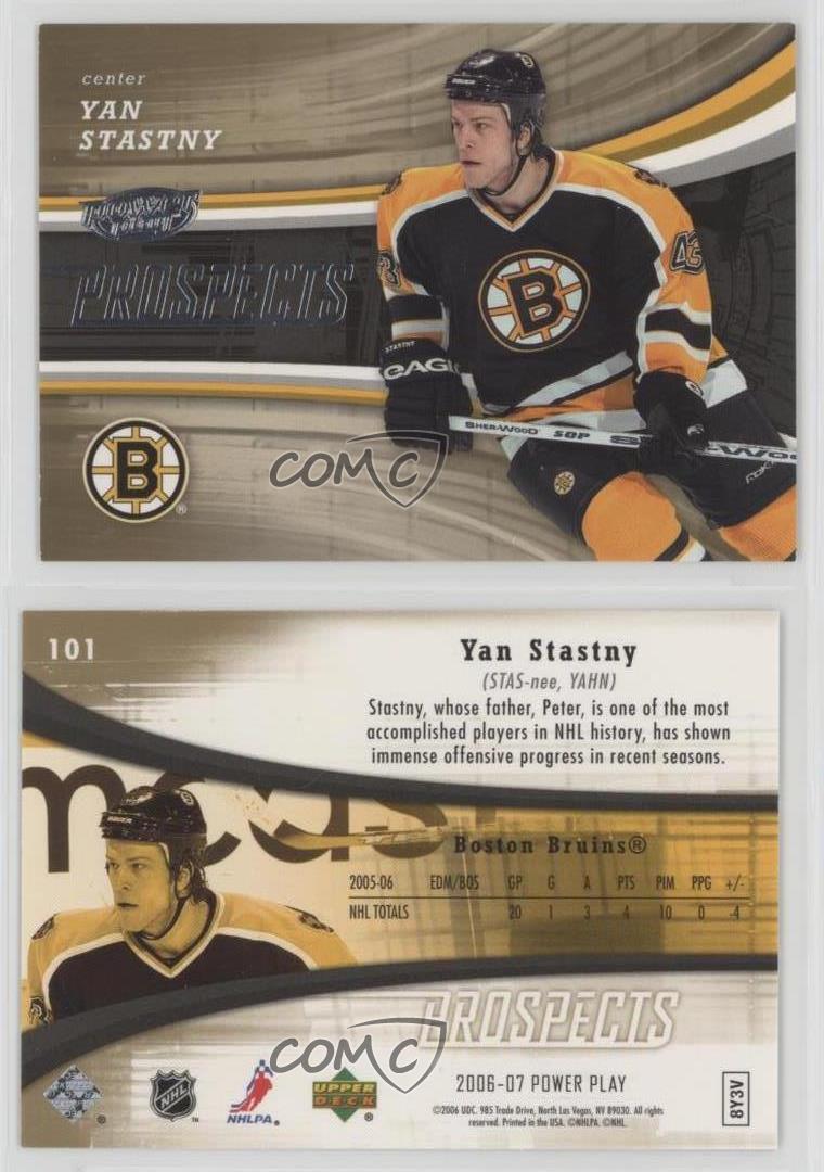 2006-07 Upper Deck Power Play Yan Stastny #101 Rookie RC - Picture 4 of 4
