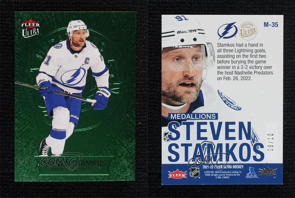 Steven Stamkos hockey Paper Poster Red Lightning 3 - Steven