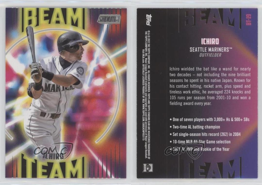 2022 Topps Stadium Club Beam Team Ichiro Suzuki Ichiro #BT-19 | eBay