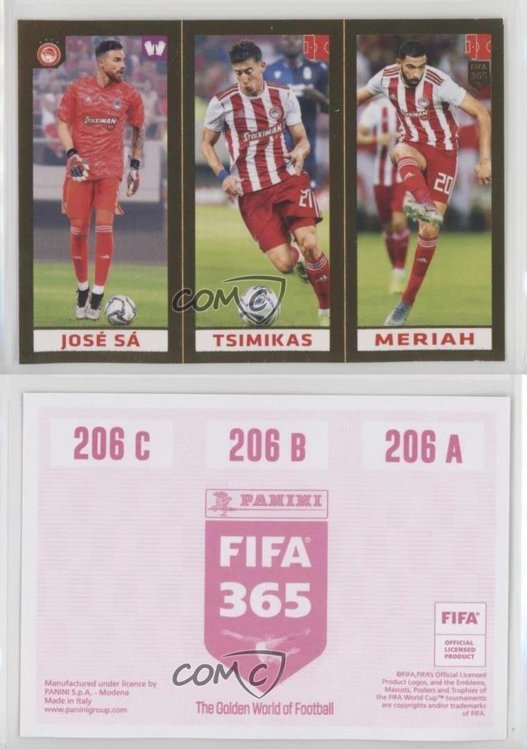 Tsimikas Panini Fifa 365 2020 Sticker 212 Jose Sa Meriah 