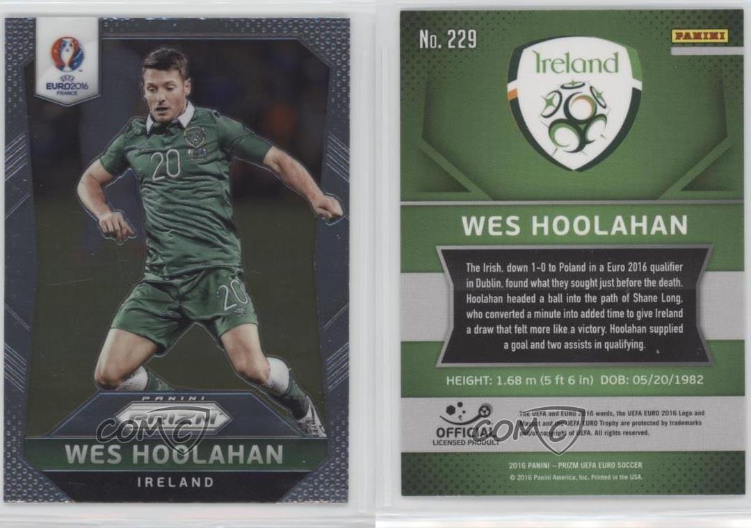 Panini Prizm UEFA Euro 2016 Wes Hoolahan #229 - Imagen 5 de 5