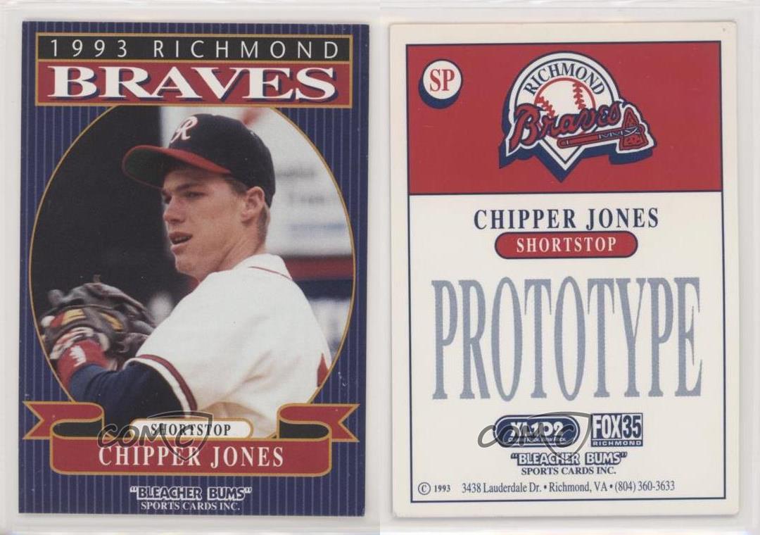 Chipper Jones - Richmond Braves  Braves baseball, Atlanta braves