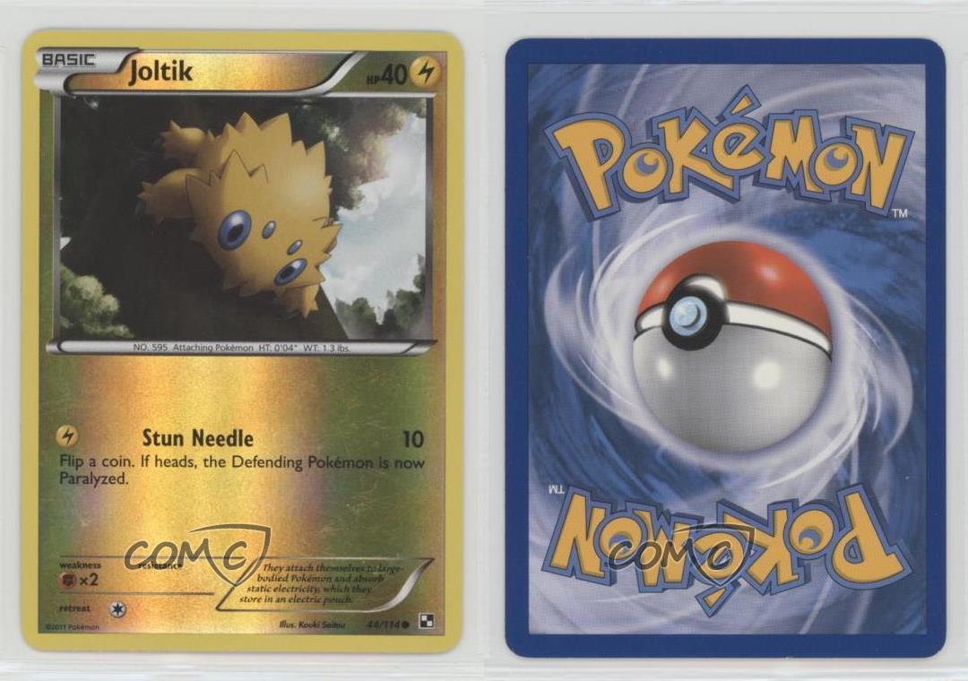 Common Pokemon Black /& White M//NM English 44//114 x4 Joltik
