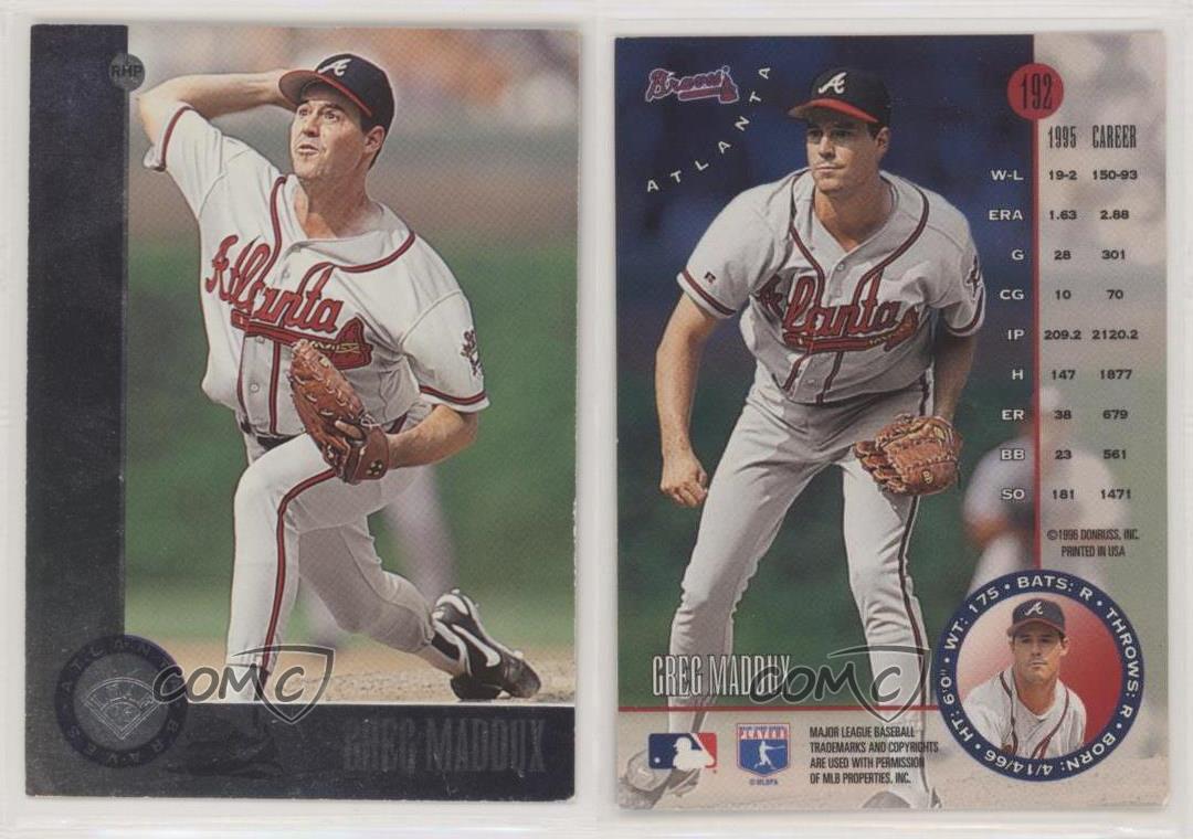 1996 Leaf #192 Greg Maddux Atlanta Braves