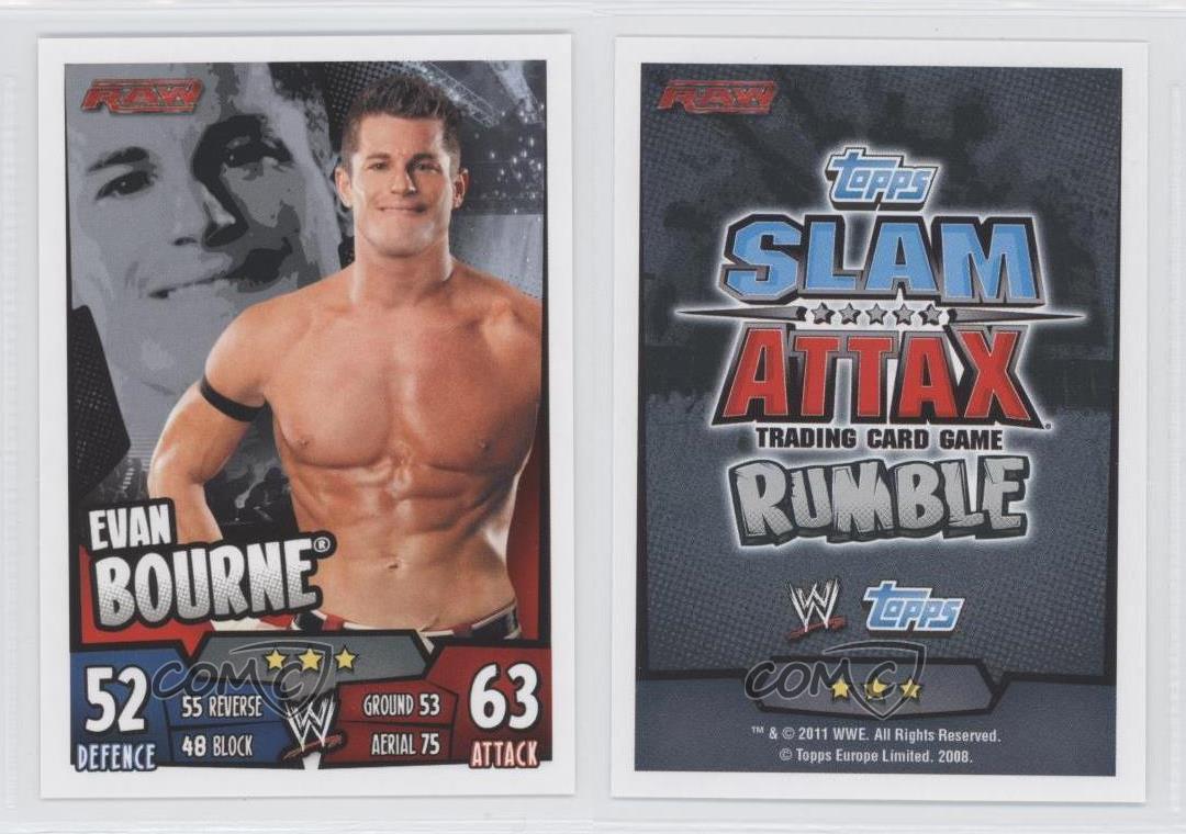 Slam Attax Rumble-Evan Bourne-RAW