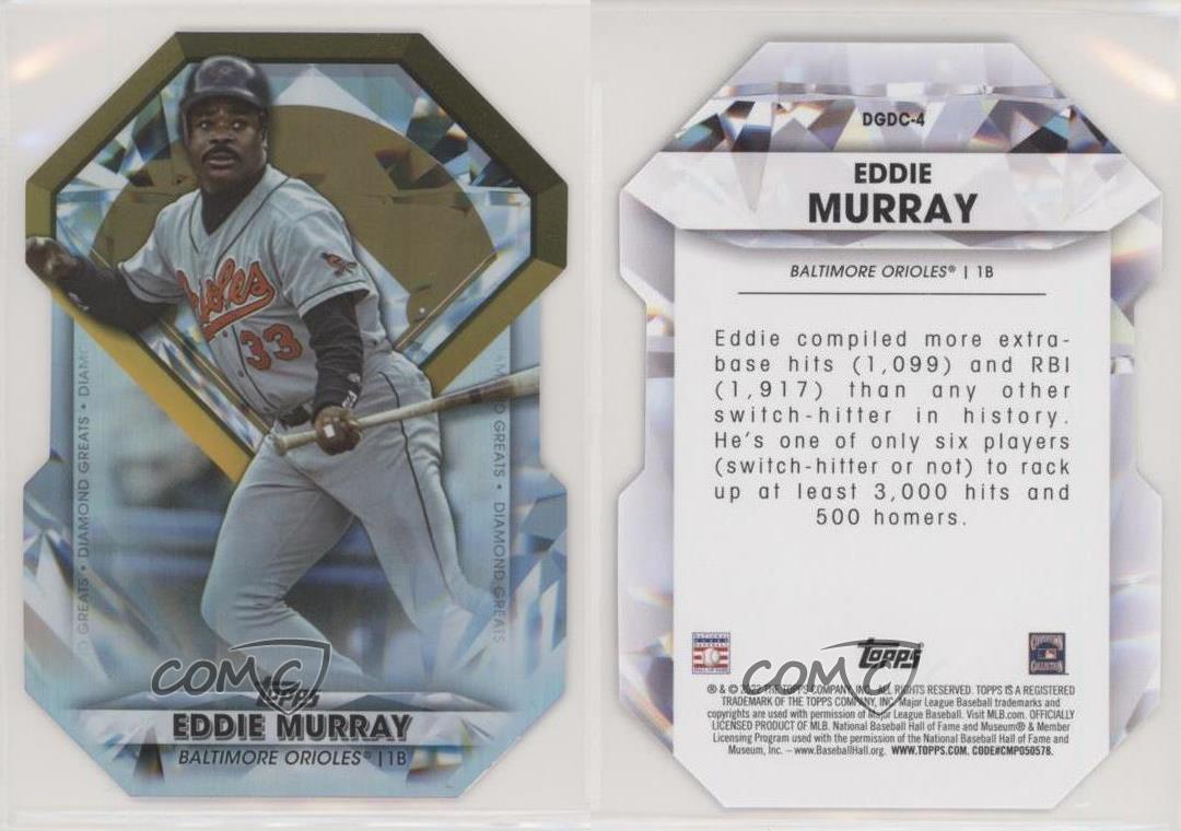 Eddie Murray [Black] #DGDC-4 Prices, 2022 Topps Diamond Greats Die Cuts