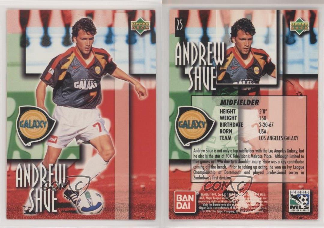 Andrew Shue, LA Galaxy, 1996  Major league soccer, League, Soccer