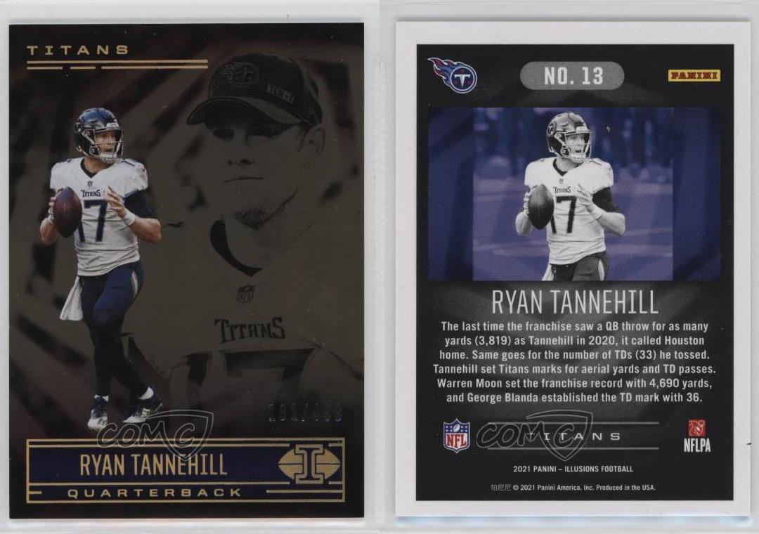 2021 Panini Illusions Trophy Collection Bronze /499 Ryan Tannehill #13