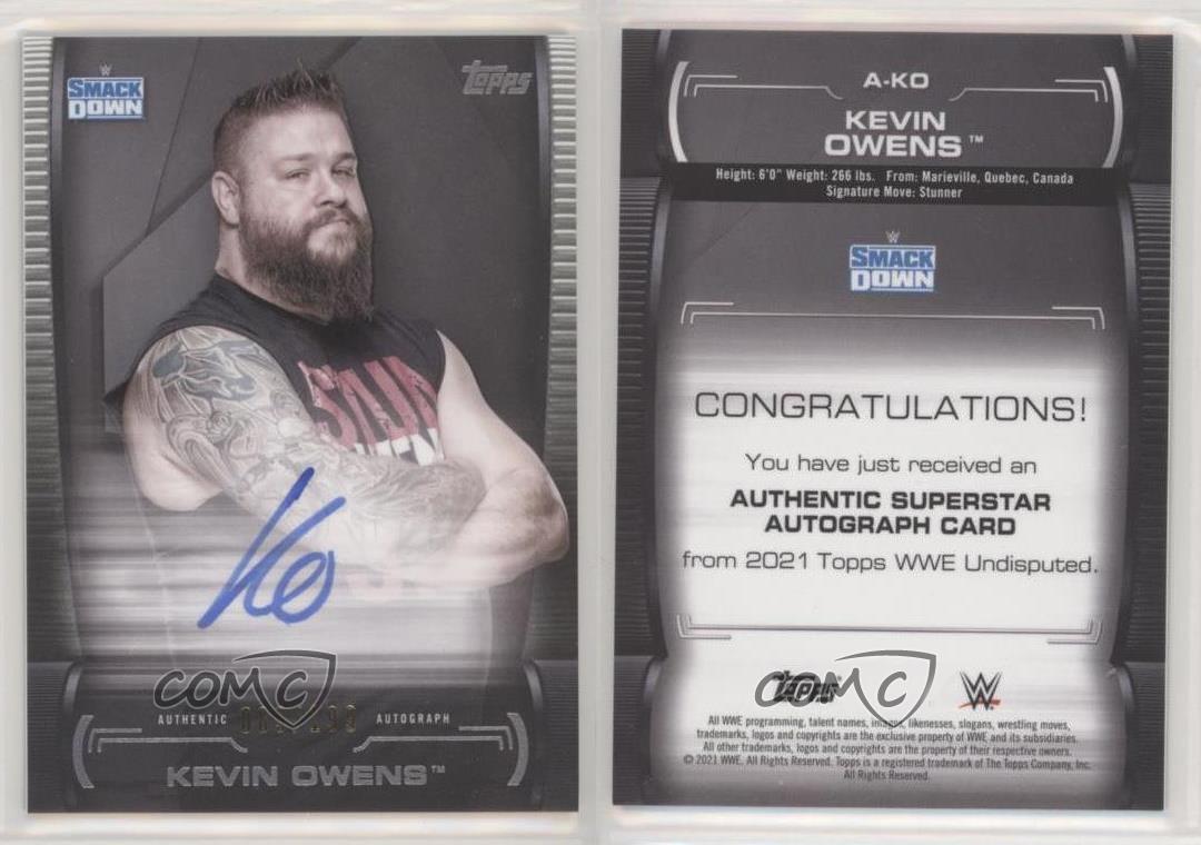 Topps 2021 WWE Undisputed Kevin Owens 