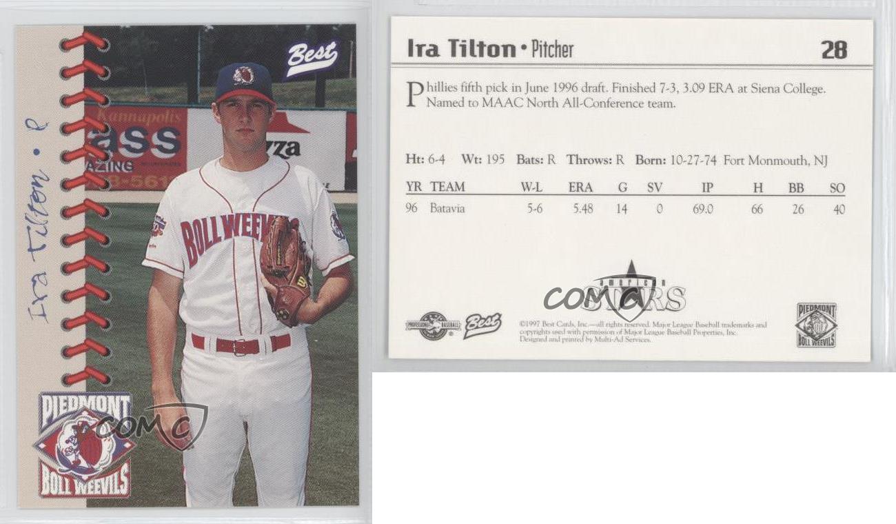 1997 Best Piedmont Boll Weevils Ira Tilton #28 
