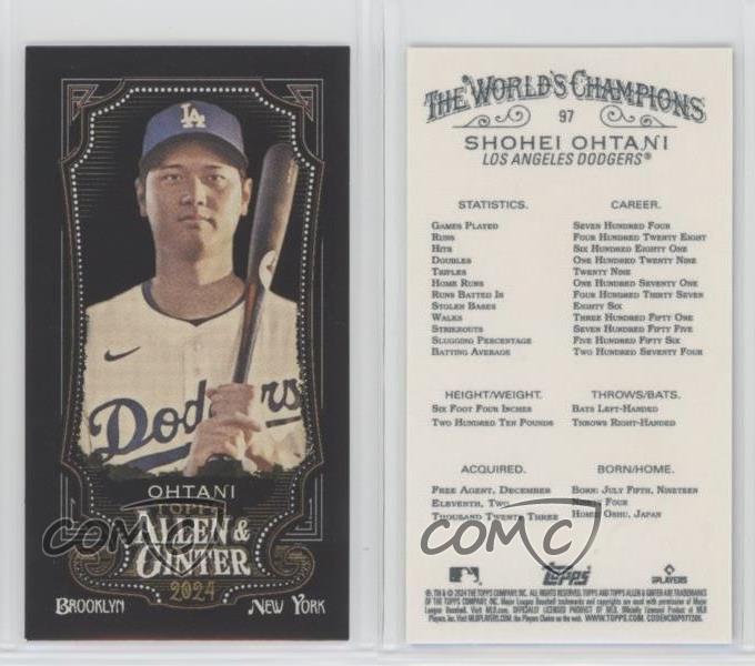 2024 Topps Allen & Ginter X Mini Shohei Ohtani #97 - Imagen 3 de 4