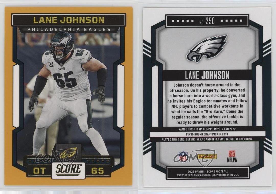 Score 2023 Gold Lane Johnson #250 - Foto 3 di 3