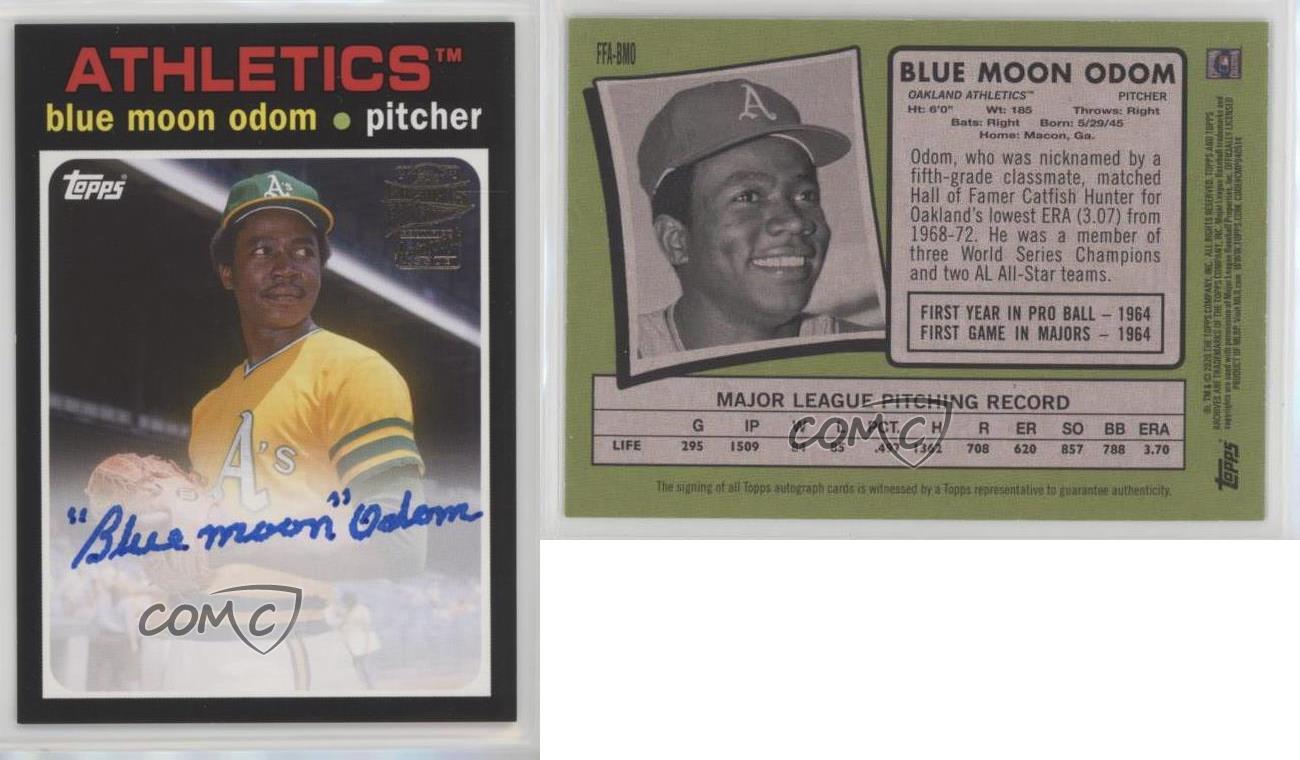 Blue Moon Odom 2020 Topps Archives Fan Favorites Autographs #FFABMO