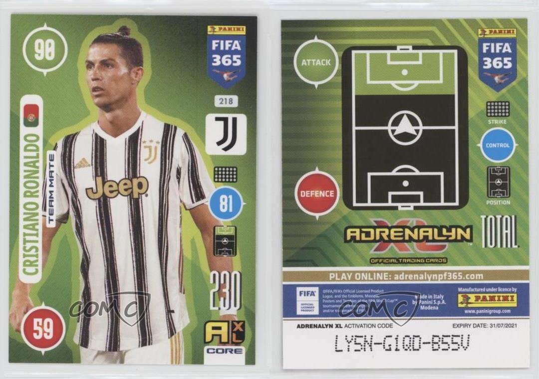 2020-21 Panini Adrenalyn XL Fifa 365 Team Mate Cristiano Ronaldo #218 | eBay