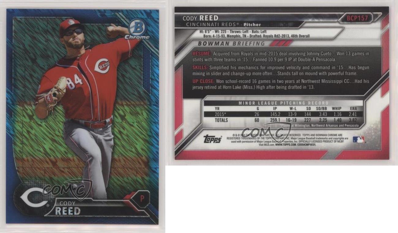 2016 Chrome Chrome Prospects #BCP157 Cody Reed NM-MT Reds
