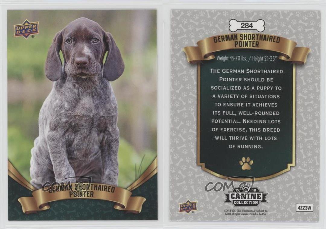 2018 Upper Deck Canine Collection Puppy Variant German