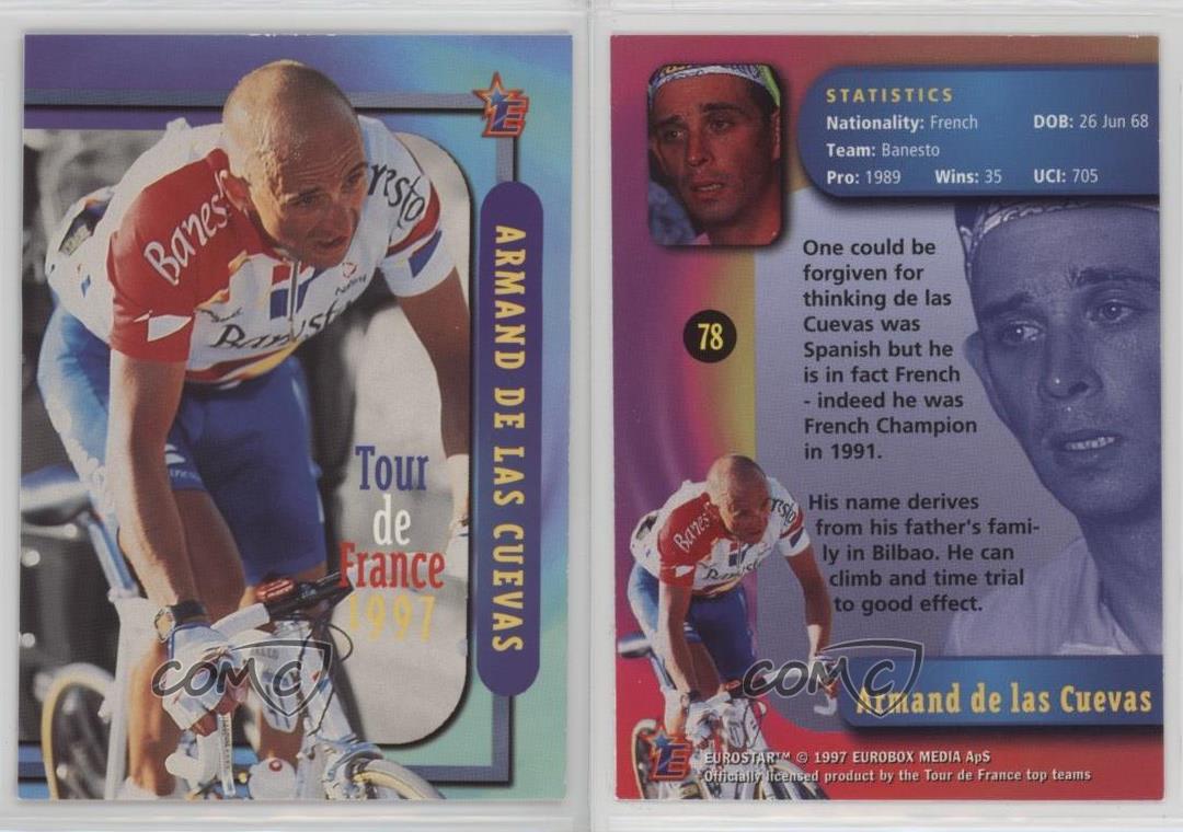 Eurobox Eurostar Tour de France 1997 Armand de las Cuevas vente en gros #78