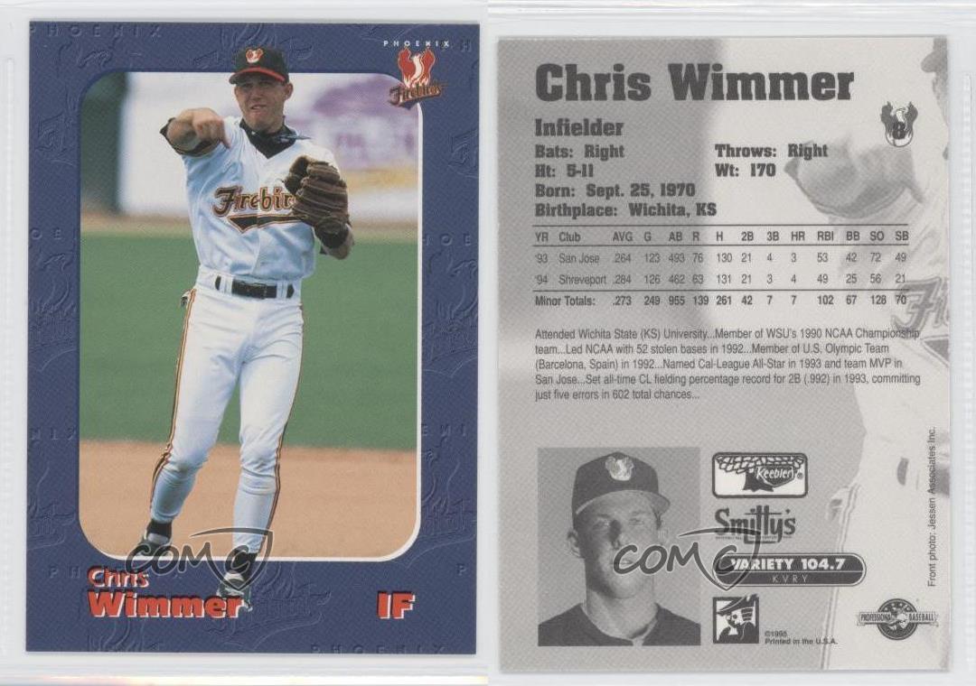 1995 Keebler/Smitty's Phoenix Firebirds Chris Wimmer #8