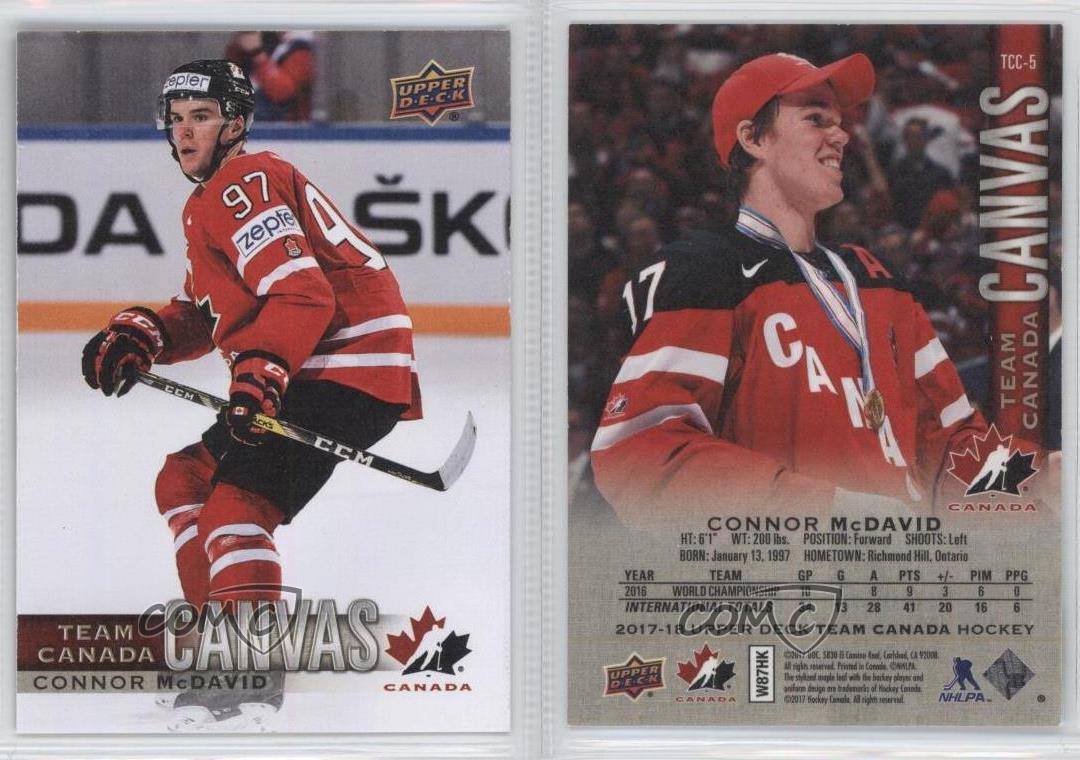 201718 Upper Deck Canadian Tire Team Canada Canvas TCC5 Connor