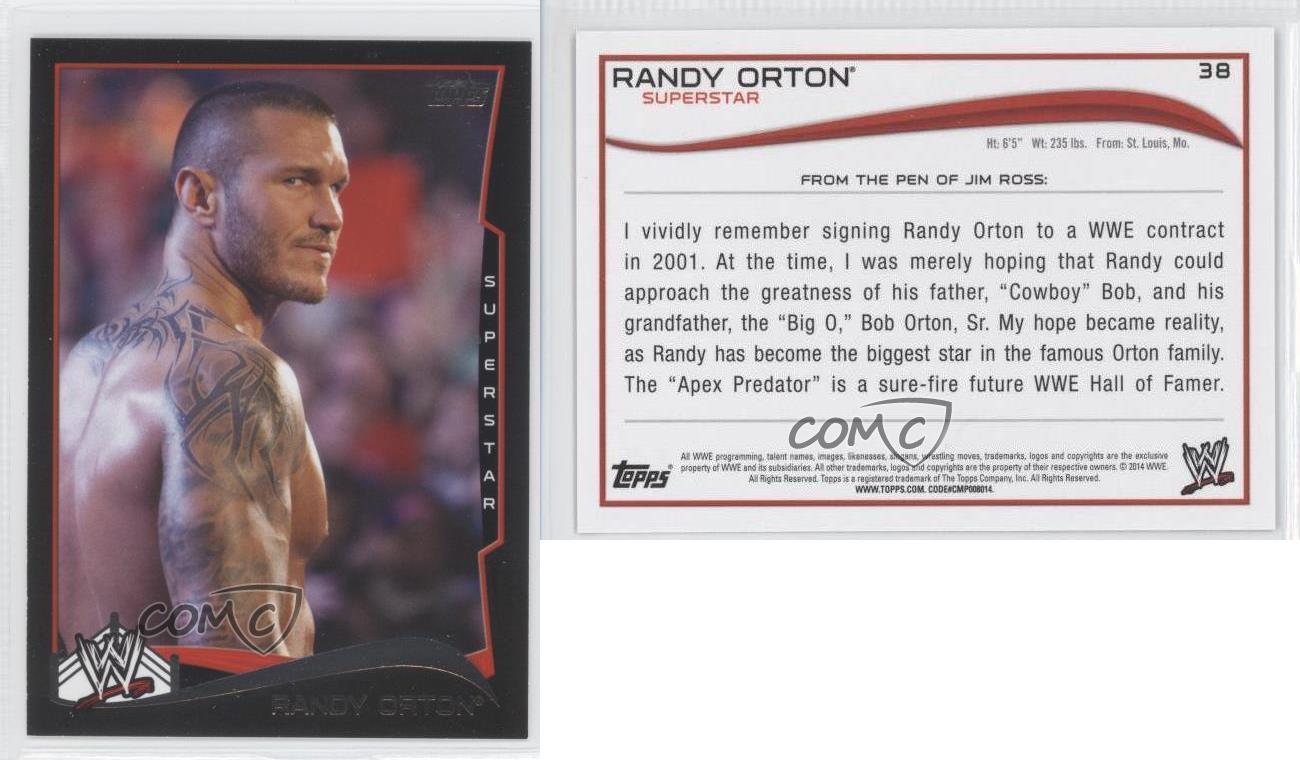 2014 Topps WWE #38 Randy Orton MINT 
