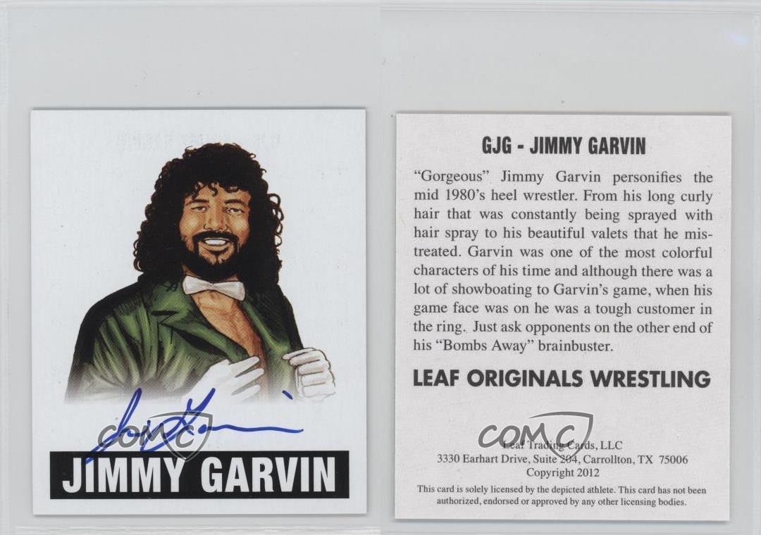 Jimmy Garvin Signed 1991 Impel WCW Card 128 Fabulous Freebirds Autograph WWE NWA 