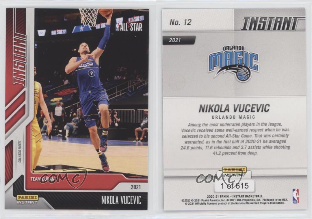 2020-21 Panini Instant NBA All-Stars /615 Nikola Vucevic #12