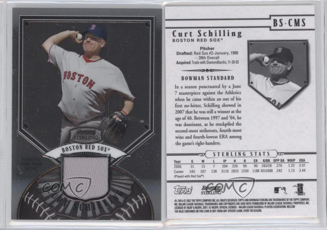 Bowman Sterling Curt Schilling 2007 #BS-CMS - Foto 4 di 4