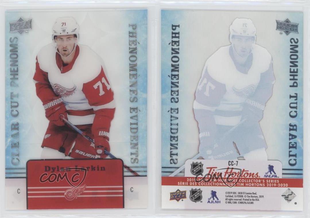 2019-20 Upper Deck Tim Hortons Collector's Series Clear Cut Phenoms Dylan Larkin - Picture 7 of 7