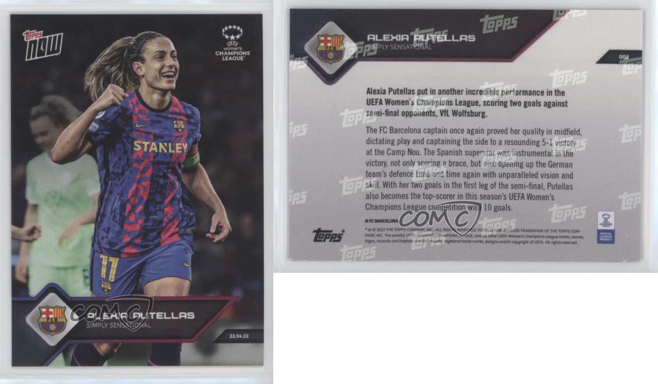 2021-22 Topps Now Women's UCL /3690 Alexia Putellas #002 Rookie RC - Bild 3 von 7