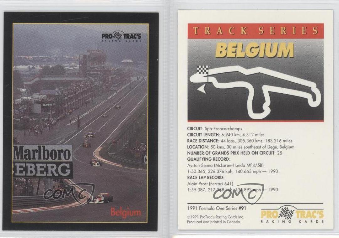 1991 Pro Trac's Formula One Track Series Spa-Francorchamps #91