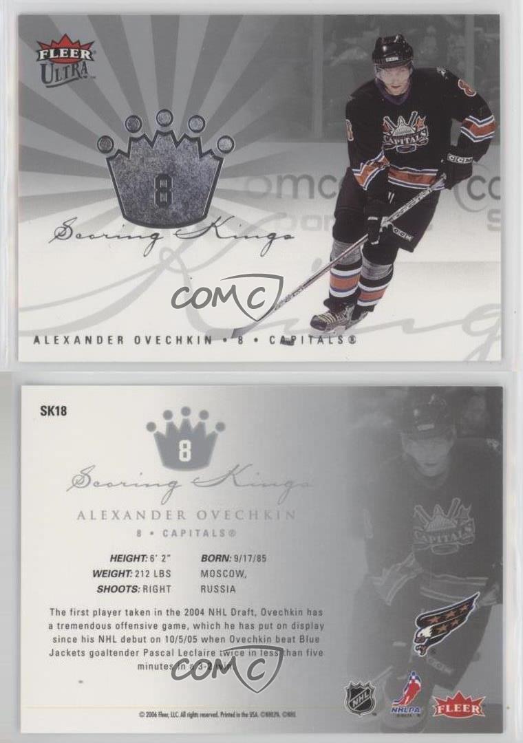 2005-06 Fleer Ultra Scoring Kings Alex Ovechkin #SK18 Rookie RC